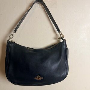Coach Sutton shoulder polished pebbles bag